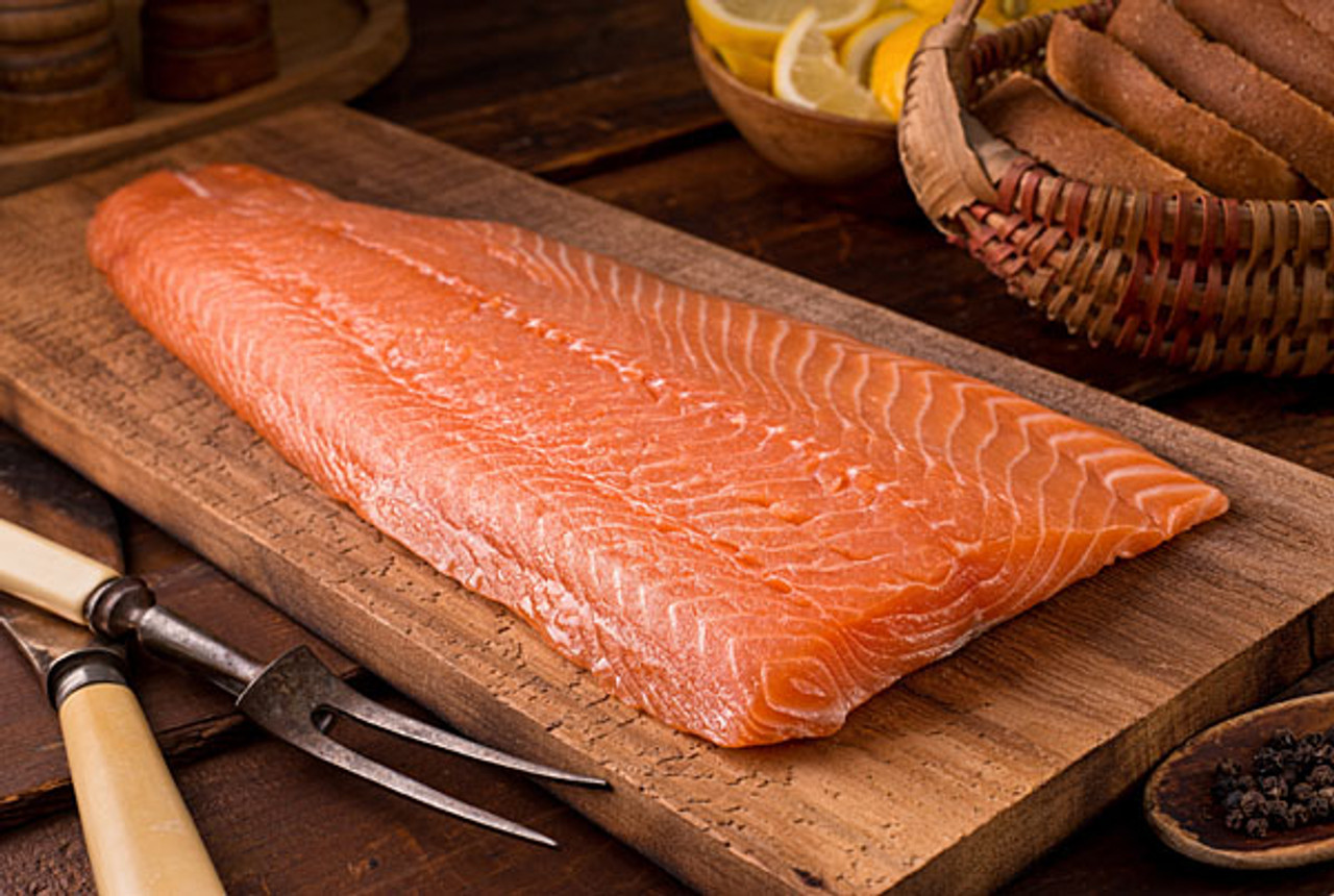 Cedar Plank Salmon | 8 lbs Coho Salmon Portions (Plus Cedar Planks and Seasoning)